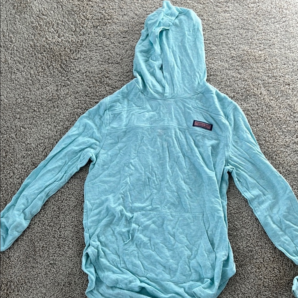 Vineyard Vines Aqua Blue Hoodie